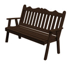 Royal English Garden Red Cedar Bench