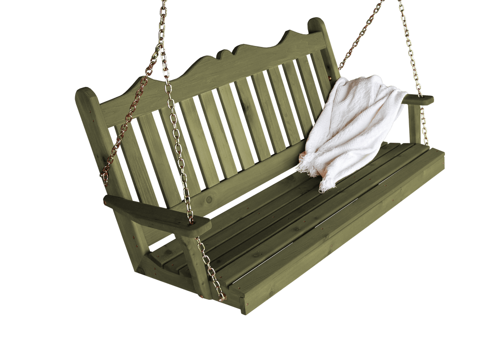 Royal English Garden Red Cedar Swing