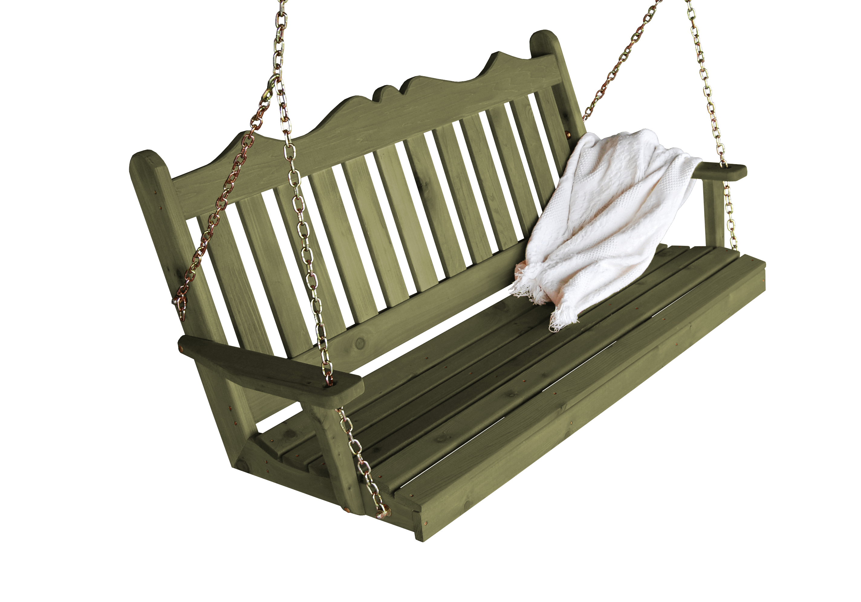 Royal English Garden Red Cedar Swing