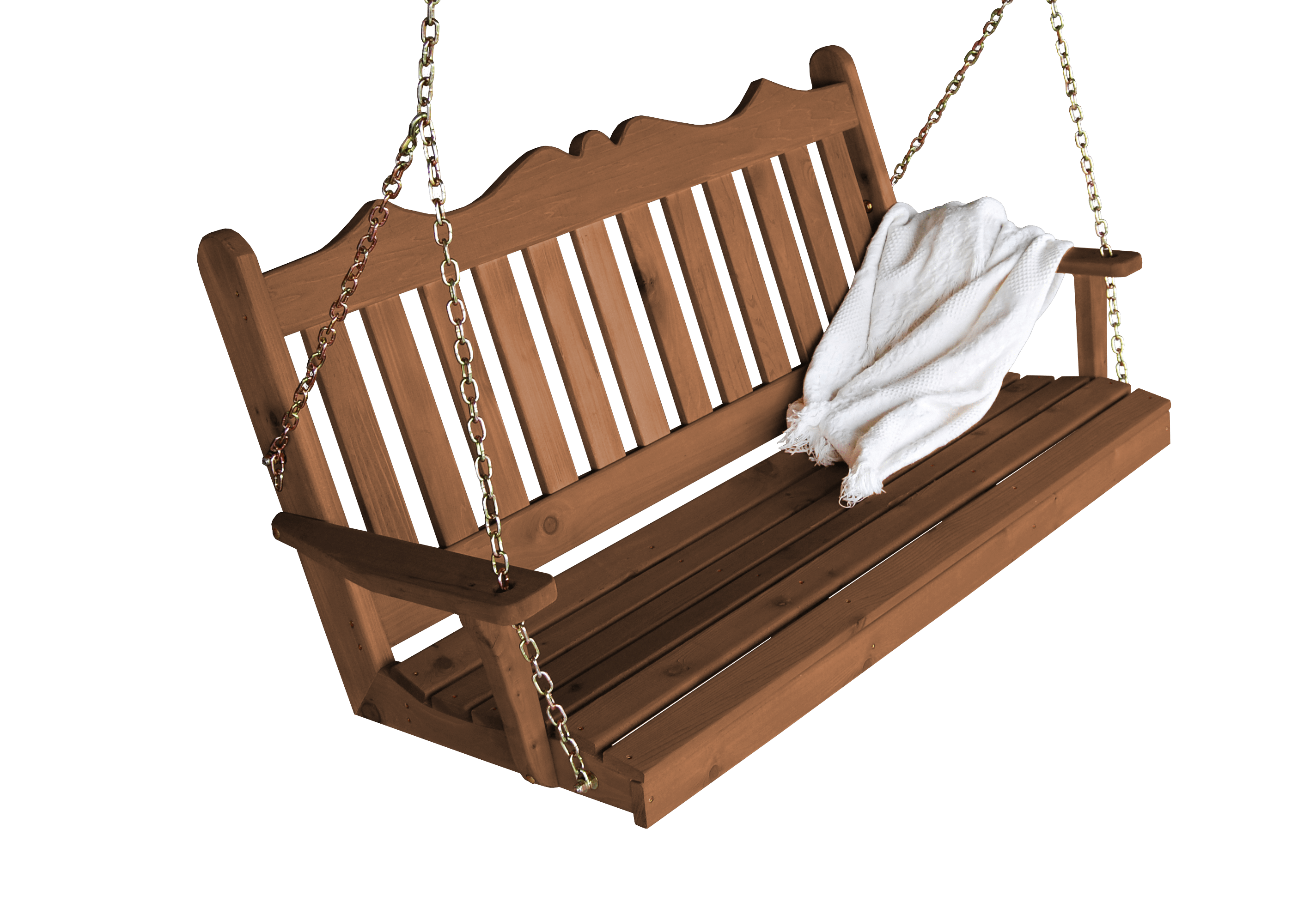 Royal English Garden Red Cedar Swing