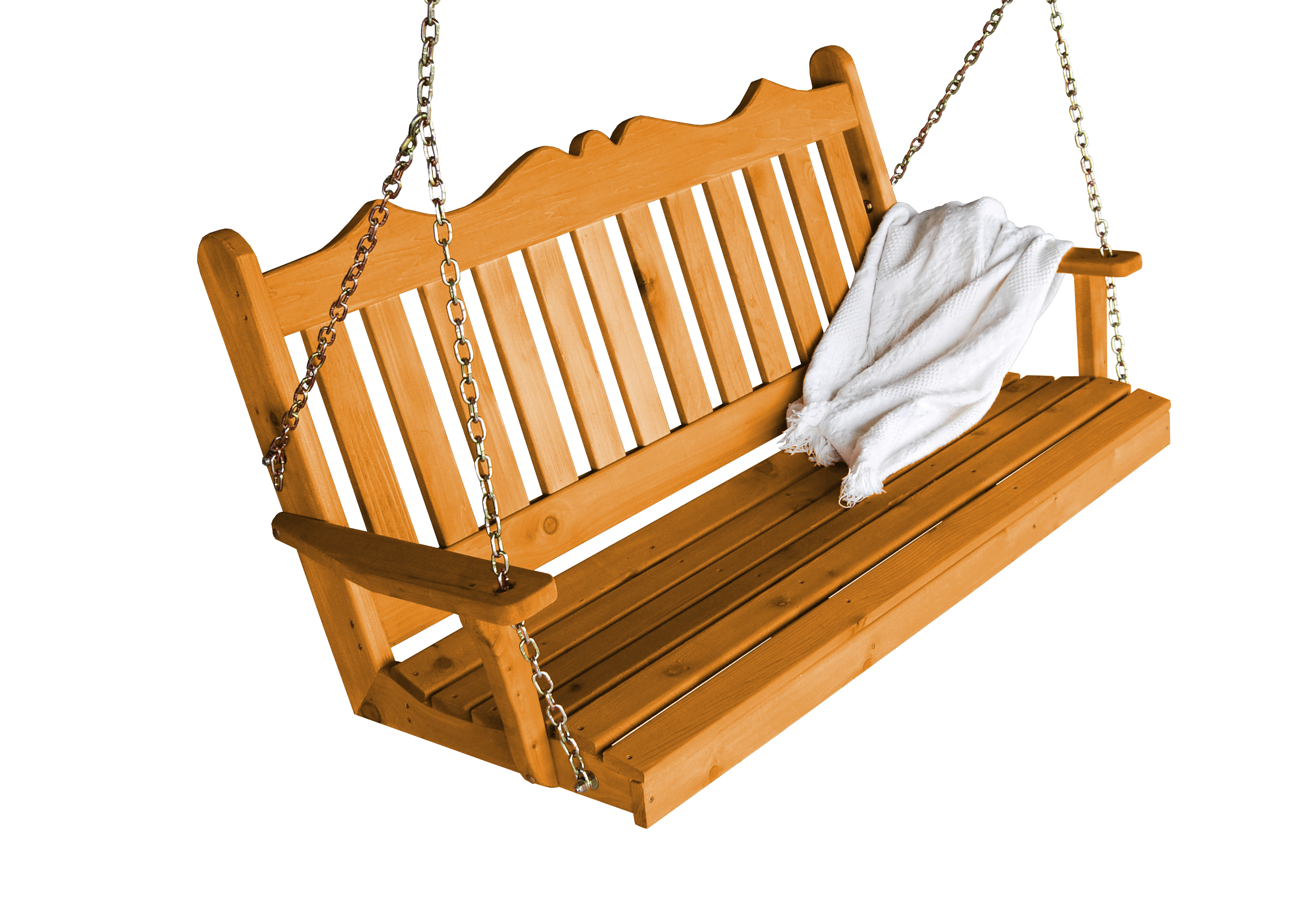 Royal English Garden Red Cedar Swing