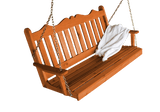 Royal English Garden Red Cedar Swing