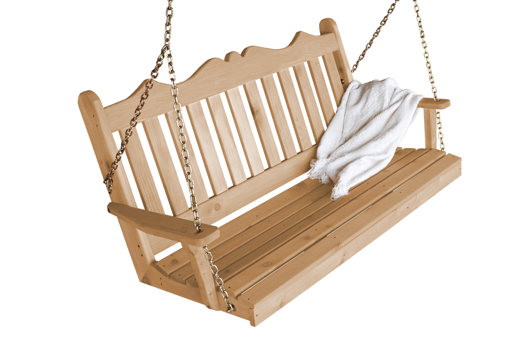 Royal English Garden Red Cedar Swing