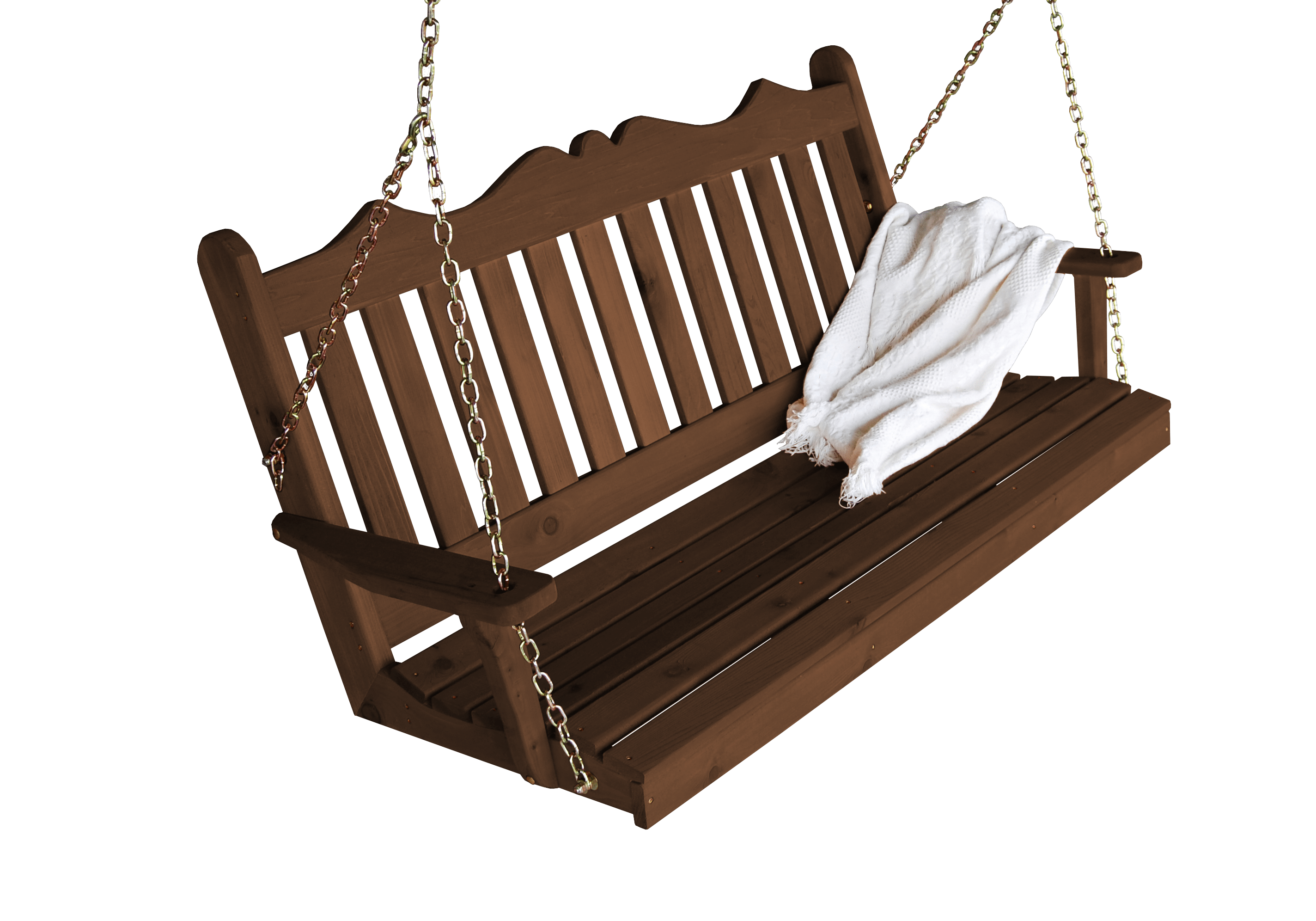 Royal English Garden Red Cedar Swing