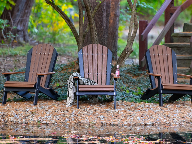 Royal Adirondack Chair LuxCraft Poly Premium Woodgrain