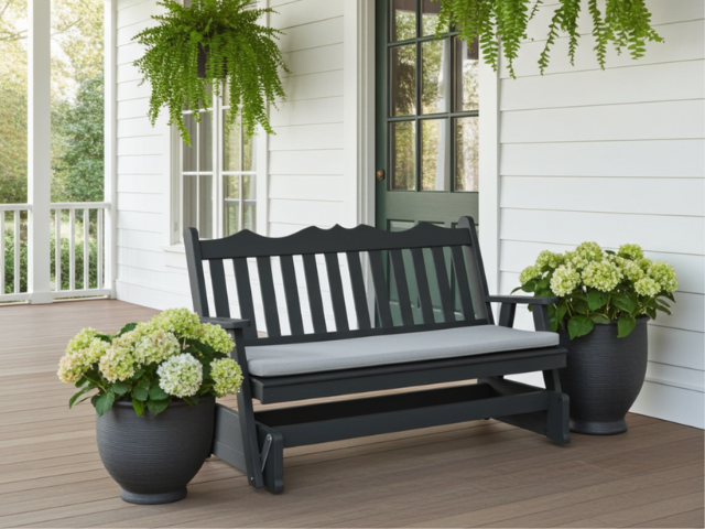 A&L Furniture Royal English Pine Glider - Thumbnail 2