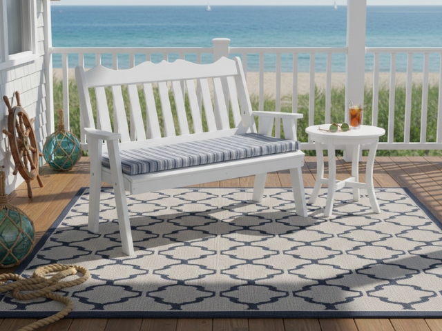 Royal English Garden Poly Bench