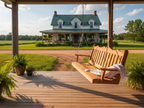 Royal English Garden Red Cedar Swing