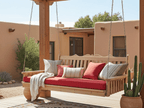 Royal English Garden Red Cedar Swing Bed