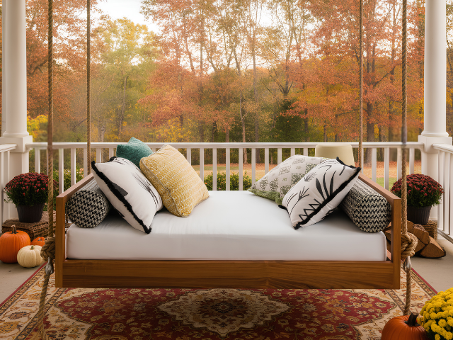 Surfside Backless Design | Handcrafted Solid Teak Bed Swing
