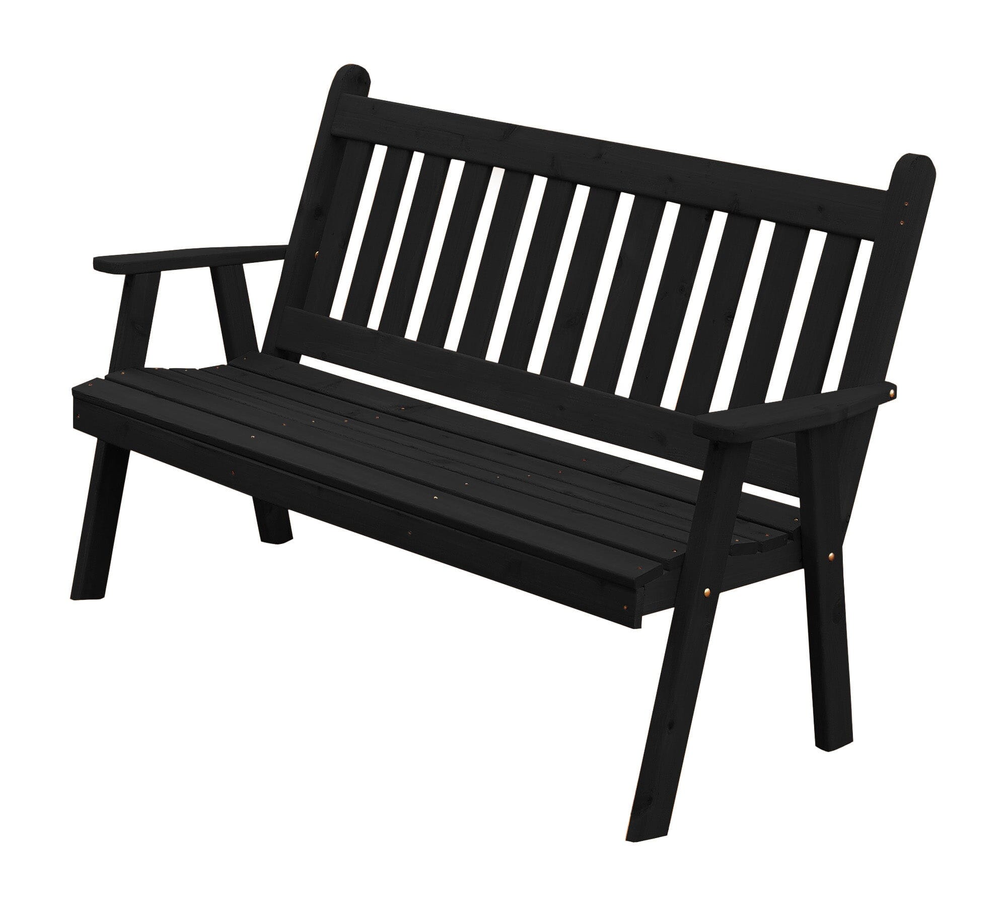 Traditional English Red Cedar Garden Bench