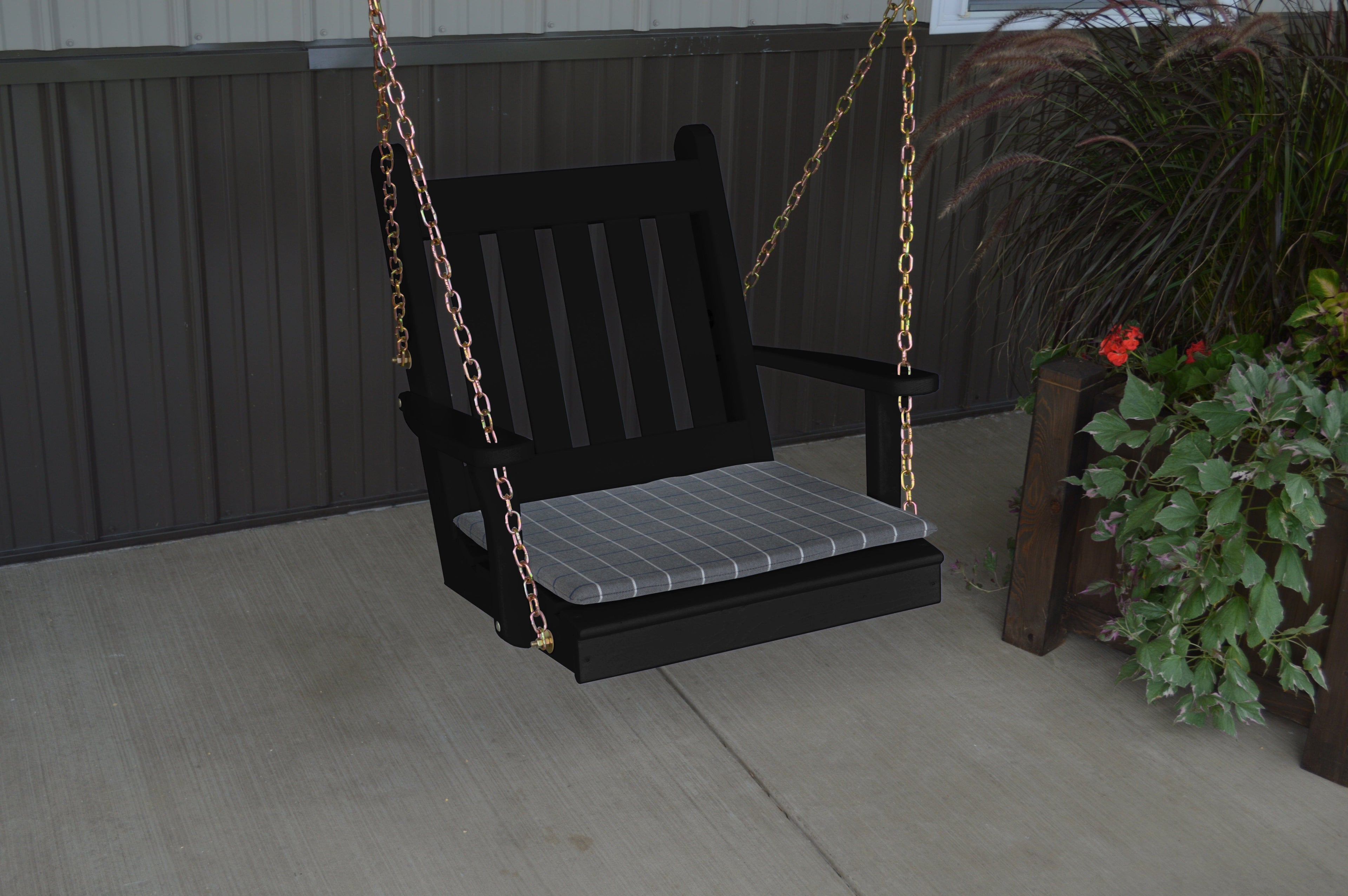 Traditional English Pine Chair Swing by A&L Furniture