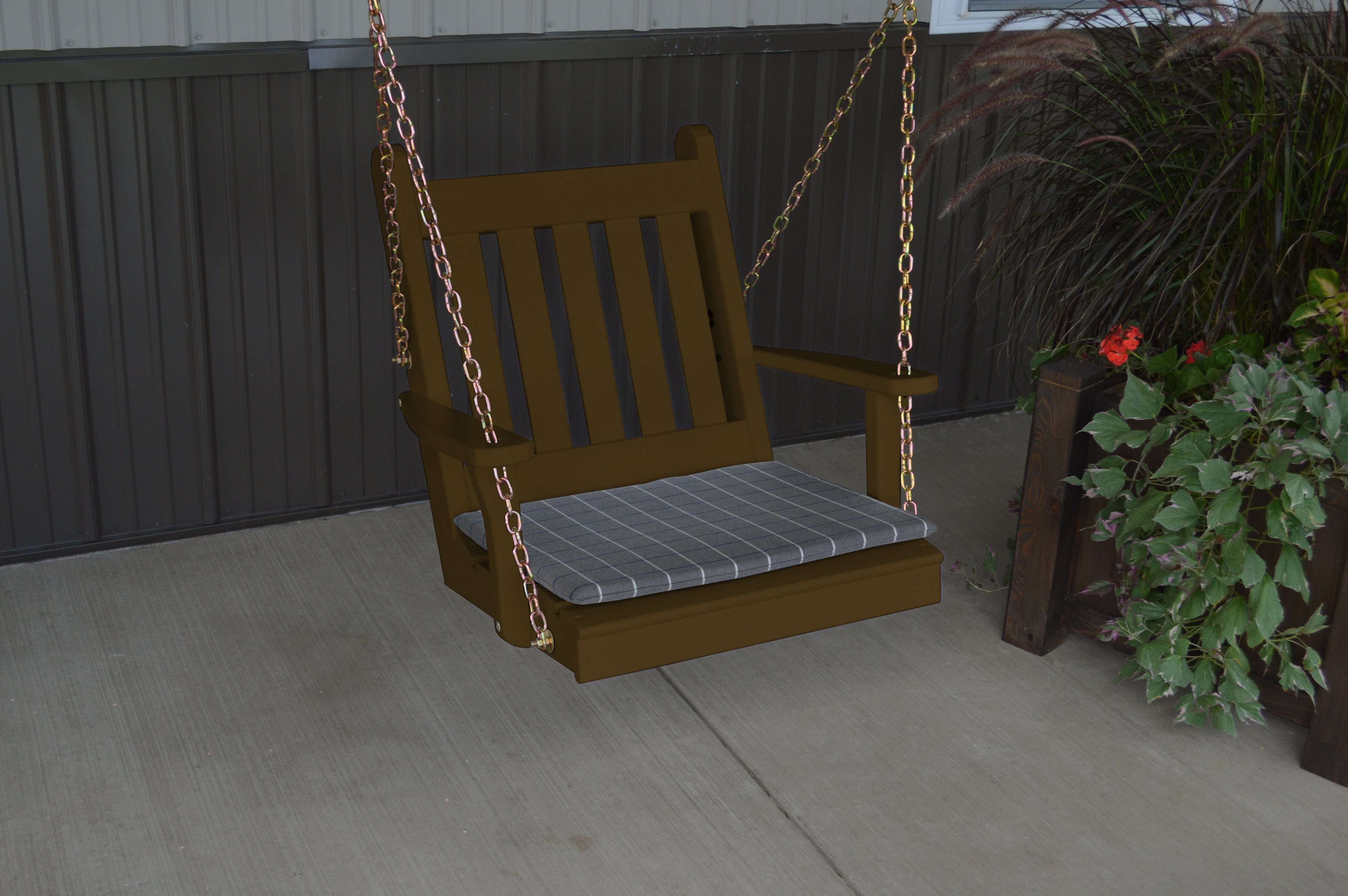 Traditional English Pine Chair Swing by A&L Furniture