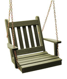 Traditional English Cedar Chair Swing