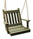 Traditional English Cedar Chair Swing by A&L Furniture