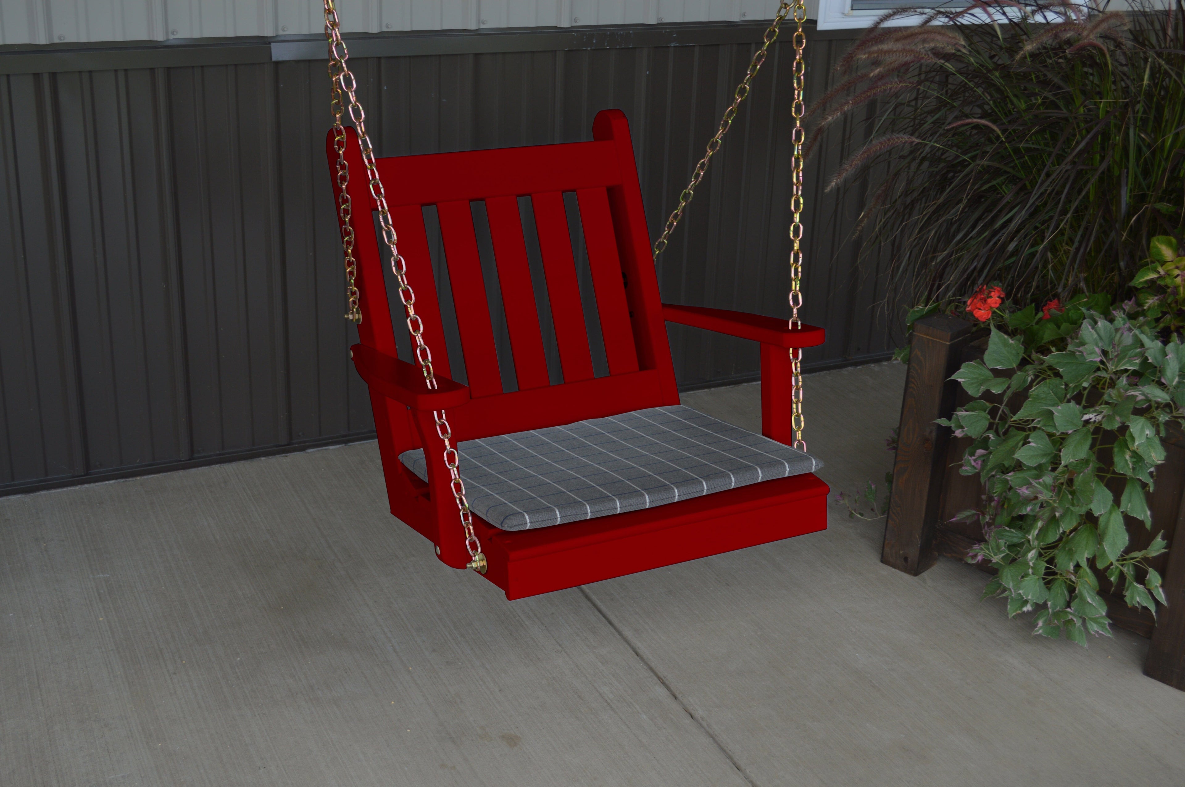 Traditional English Pine Chair Swing by A&L Furniture