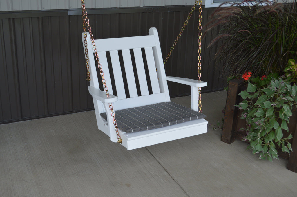Traditional English Pine Chair Swing by A&L Furniture