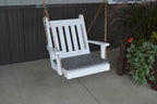 Traditional English Pine Chair Swing by A&L Furniture