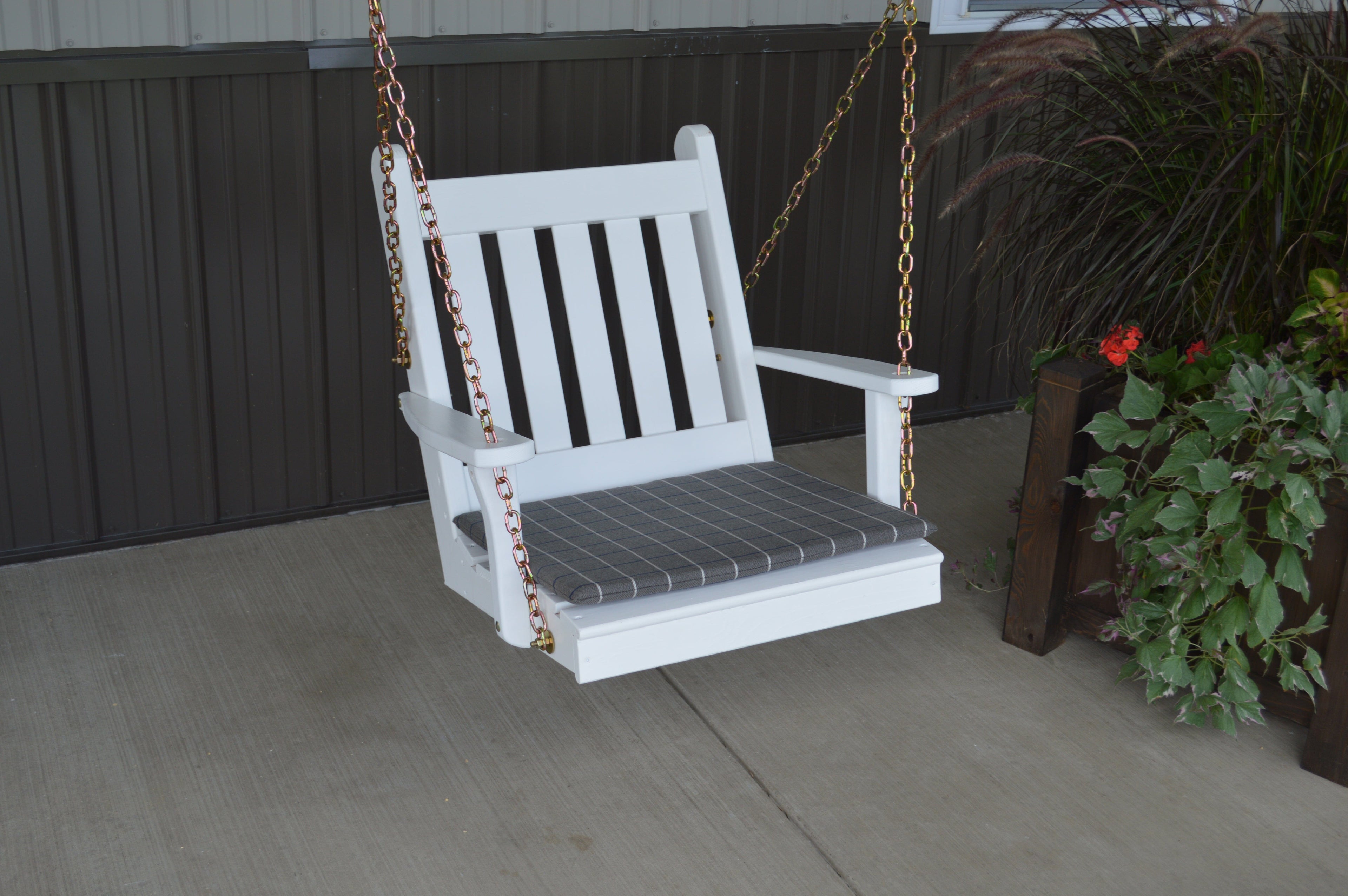 Traditional English Pine Chair Swing by A&L Furniture