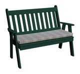 Traditional English Poly Bench by A&L Furniture