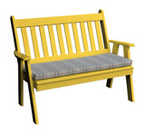 Traditional English Poly Bench by A&L Furniture