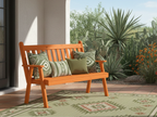 Traditional English Red Cedar Garden Bench