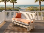 Traditional English Pine Glider by A&L Furniture
