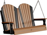 LuxCraft Adirondack Poly / Synthetic / Eco-Friendly Porch Swing - 4 Foot - Magnolia Porch Swings
 - 4