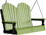 LuxCraft Adirondack Poly / Synthetic / Eco-Friendly Porch Swing - 4 Foot - Magnolia Porch Swings
 - 11