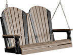 LuxCraft Adirondack Poly / Synthetic / Eco-Friendly Porch Swing - 4 Foot - Magnolia Porch Swings
 - 16