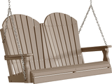 LuxCraft Adirondack Poly / Synthetic / Eco-Friendly Porch Swing - 4 Foot - Magnolia Porch Swings
 - 15