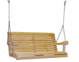 Hershyway Cypress 4 Foot Grandpa Swing - Magnolia Porch Swings
 - 1