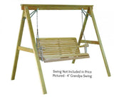 Hershyway A-Frame Swing Stand for 4 Foot Grandpa Swing - Magnolia Porch Swings
