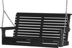 LuxCraft Plain Poly / Synthetic / Eco-Friendly Porch Swing - 4 Foot - Magnolia Porch Swings
 - 3