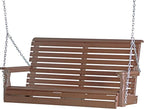 LuxCraft Plain Poly / Synthetic / Eco-Friendly Porch Swing - 4 Foot - Magnolia Porch Swings
 - 2