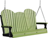 LuxCraft Adirondack Poly / Synthetic / Eco-Friendly Porch Swing - 5 Foot - Magnolia Porch Swings
 - 12