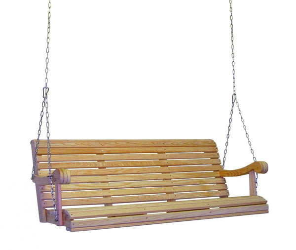 Hershyway Cypress 5 Foot Grandpa Swing - Magnolia Porch Swings
 - 1