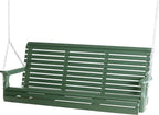 LuxCraft Plain Poly / Synthetic / Eco-Friendly Porch Swing - 5 Foot - Magnolia Porch Swings
 - 8