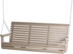 LuxCraft Plain Poly / Synthetic / Eco-Friendly Porch Swing - 5 Foot - Magnolia Porch Swings
 - 10
