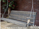 LA Cypress 3 Foot Diamond Back Porch Swing