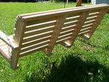 Cypress 4 foot Roll Back Porch Swing