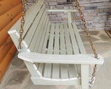 Highwood Weatherly Porch Swing in Whitewash - Magnolia Porch Swings
 - 2
