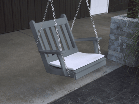 Traditional English Poly Chair Swing by A&L Furniture