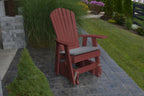 Poly Fanback Adirondack Glider