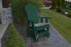 Poly Fanback Adirondack Glider