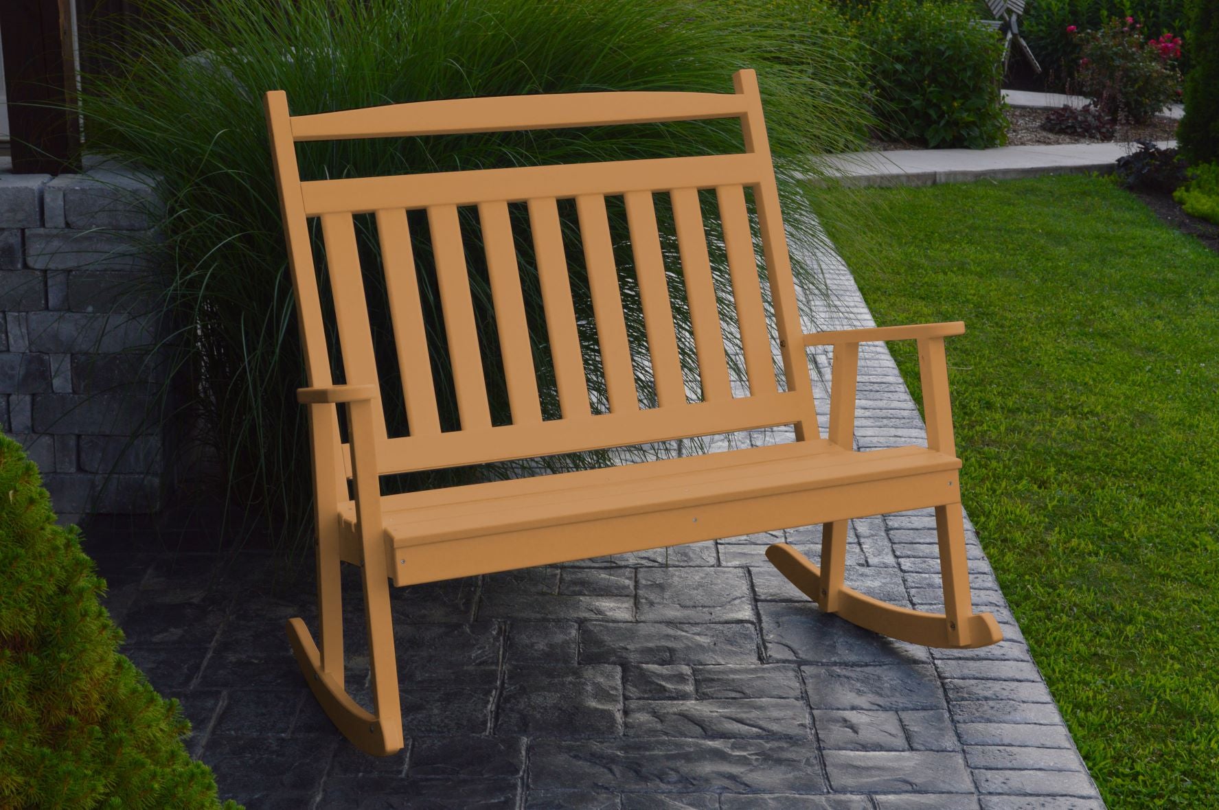 Poly Classic Double Rocking Chair