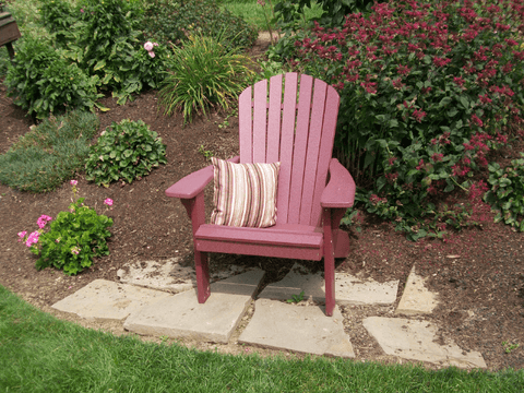 Fanback Adirondack Chair in Poly