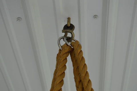 Porch Swing Rope Hanging Assembly