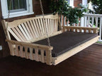 Fanback Red Cedar Swing Bed