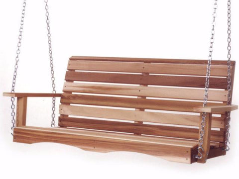 Western Red Cedar Hanging Porch Swing